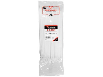 Brida 2-lock 4,5x360mm blanca
