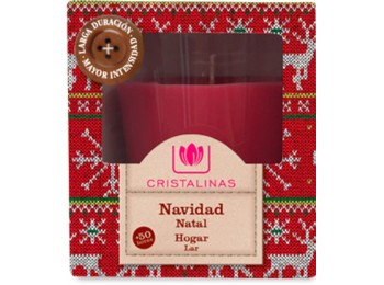 Vela vaso aroma navidad