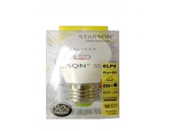 Lampara led esf. e14 8w 800lm