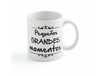 Taza c/asa mug 33cl mensajes