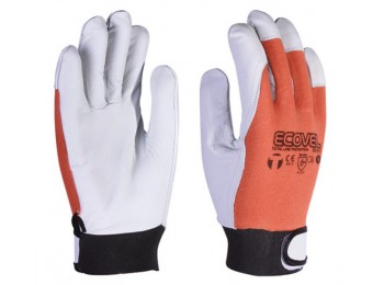 Guante piel eco vel nat m08
