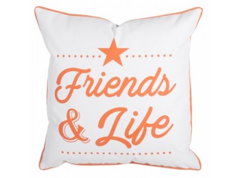 Cojin ext. 45x45x12cm friends&