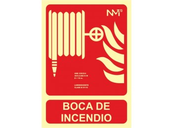Cartel luminiscente 210x300mm