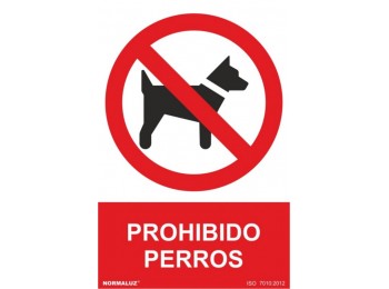 Cartel 210x300mm prohibido per