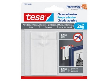 Colgador adh blanco 2kg pl 2 p