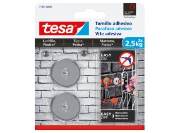 Colgador adh 2,5kg met 2 pz te