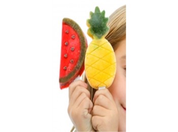 Molde frutas tropicales 4 pz