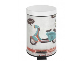 Cubo c/pedal 3lt-17x25,5cm vin