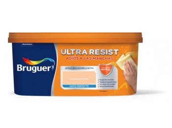 Pintura mate int. naranja prim