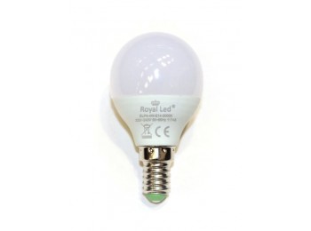 Lampara led esf. e14 4w 400lm