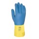 Guante  latex/neop az/am 322 l
