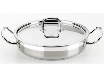 Cacerola baja c/tapa 30cm prof