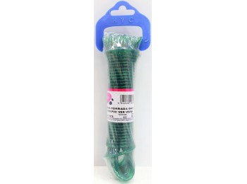 Cuerda forrada 04mm ver 10 mt