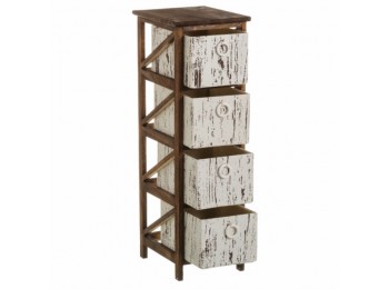 Cajonera con 4 cestas 26x32x81