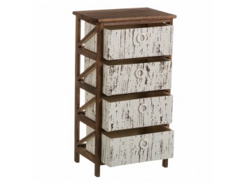 Cajonera con 4 cestas 40x29x73