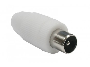 Conector coaxial macho recto