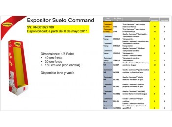 Adhesivo cuadros command blanc
