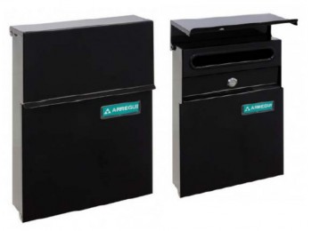 Buzon vert 305x230x65mm negro