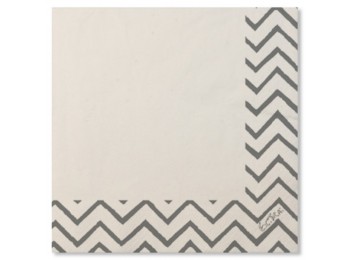 Servilleta 33x33 chevron 20 pz