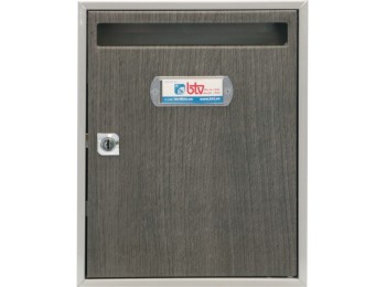Buzon vert 300x240x80mm gris c