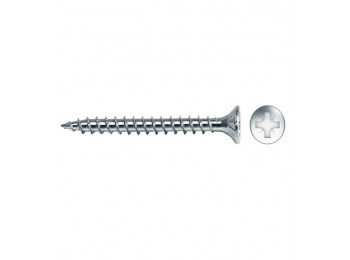 Tornillo 04x035mm cinc 200 pz