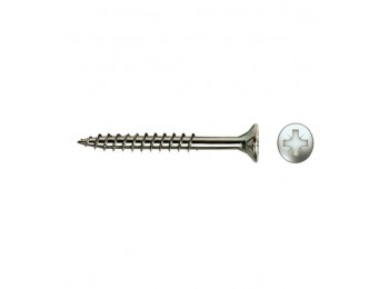 Tornillo 04x070mm cinc 100 pz