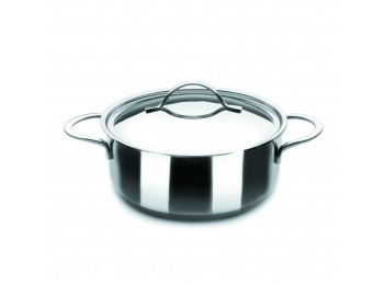 Cacerola c/tapa 24cm noah inox
