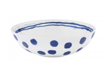 Plato hondo 18,5cm indigo