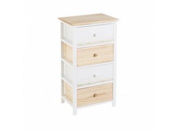 Cajonera con 4 cestas 40x29x73