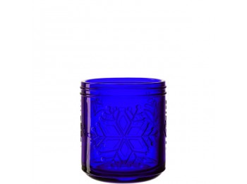 Portavela vaso 13cm rojo