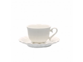 Taza c/plato 80ml ducale