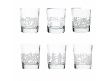 Vaso  surt. 5cl babila 6 pz