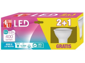 Lampara led dicr gu10 5w 400lm