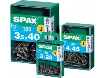 Tornillo spax m inox 3x25 25pz