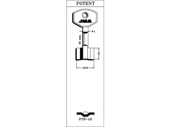 Llave laton jma ptn-1g