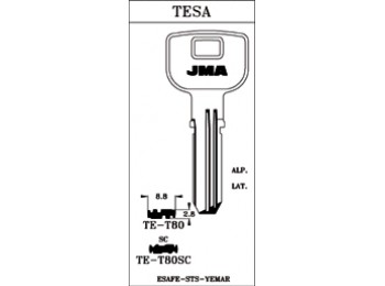 Llave alpaca jma te-t80