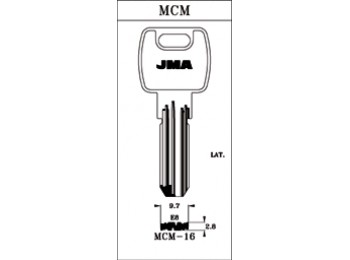 Llave laton jma mcm-16e8