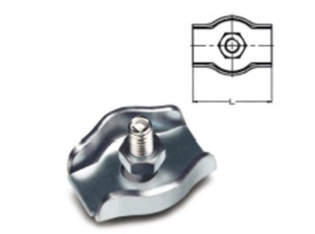 Sujetacable plano simple m04 s
