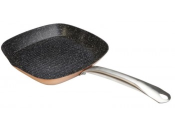 Grill plancha 28x28cm cobre we