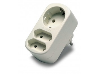 Adaptador tt 16a-250v 72x92x48