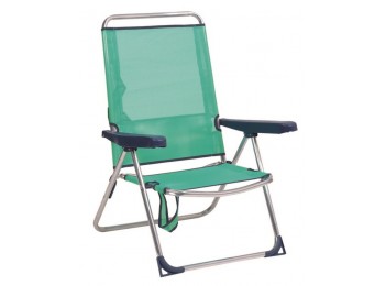 Silla playa alta alco azul