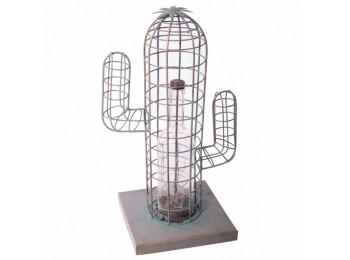 Lampara solar 24x24x38cm cactu