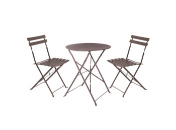 Mesa y silla pleg 1 mesa 60x60