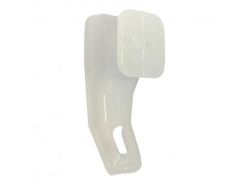 Deslizador riel plastico blanc