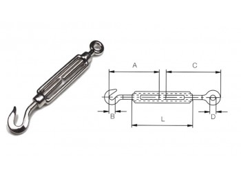Tensor gancho-anilla m-5 btgai