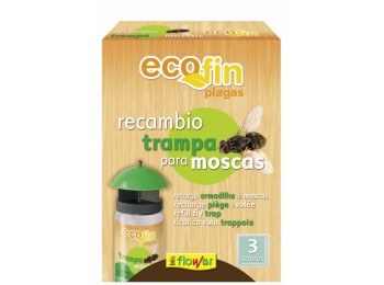 Cebo moscas ecofin 3 pz