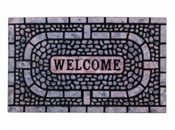 Felpudo rect 75x45cm piedras w