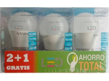 Lampara led esf. e14 5w 500lm