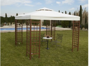 Cenador madera 3x3m t/pol 9002