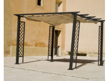 Cenador alumi.3x3 c/toldo 2175